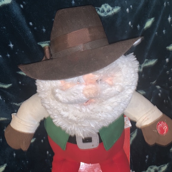 DAN DEE COLLECTORS CHOICE SANTA CLAUSE IN COW BOY HAT SINGING - Picture 3 of 5